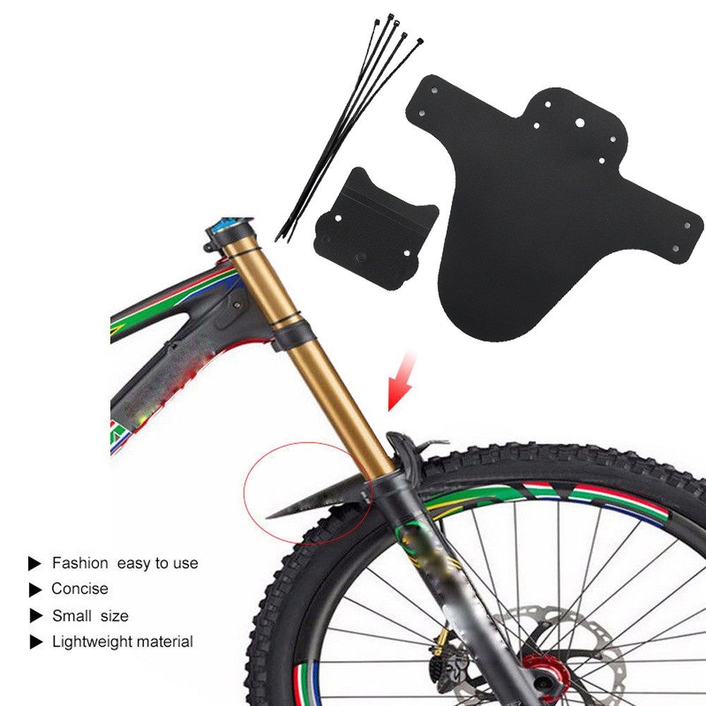 FENDER BLACK WITH STEALTH, Front and Rear Compatible Bicycle Mudguard, Plus Size and Fat Bike Wheel V1192-AZ-W-9098