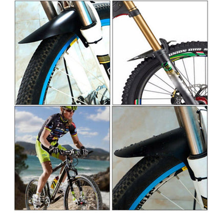 FENDER BLACK WITH STEALTH, Front and Rear Compatible Bicycle Mudguard, Plus Size and Fat Bike Wheel V1192-AZ-W-9098