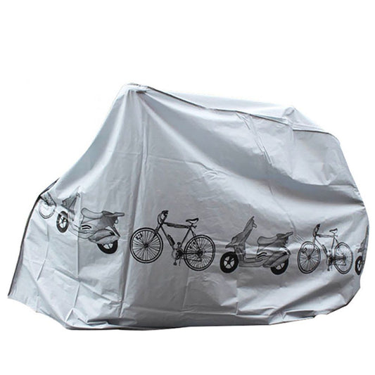 2 pack UV protector cover dustproof Bike Rain Dust Cover Waterproof Outdoor Gray For Bike Bicycle V1192-AZ-W-9105
