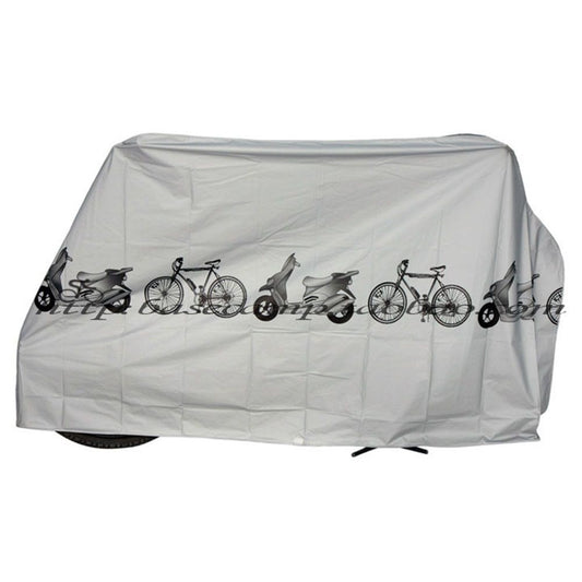 2 pack UV protector cover dustproof Bike Rain Dust Cover Waterproof Outdoor Gray For Bike Bicycle V1192-AZ-W-9105