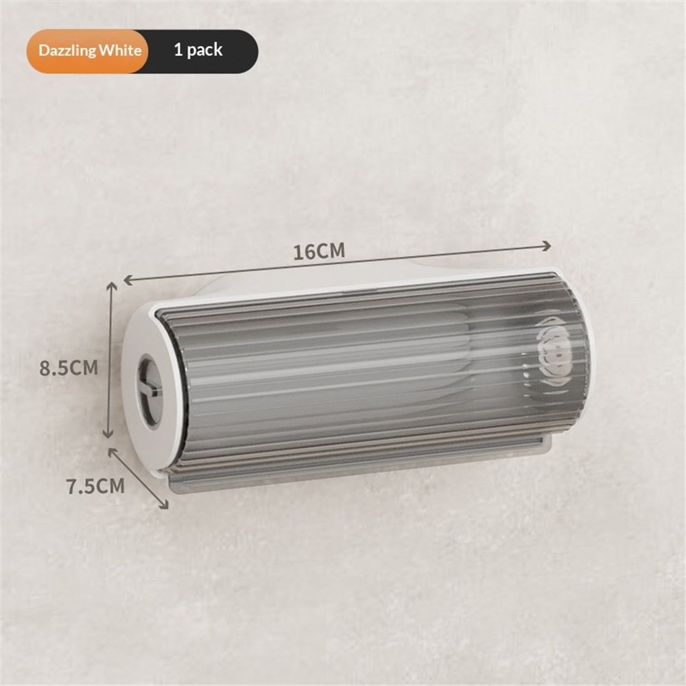 Trash Bag Dispenser Wall Mount - Plastic Holder - Under-Sink & Garage Installation - Garbage Bag Storage - V1192-AZ-W-9123