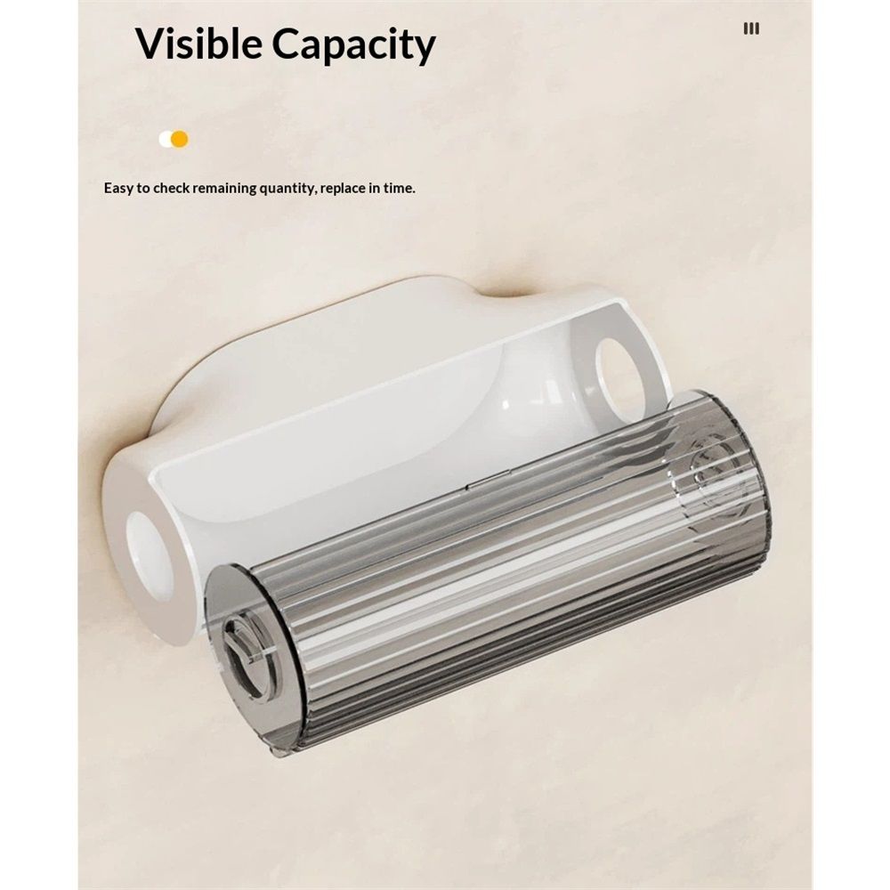 Trash Bag Dispenser Wall Mount - Plastic Holder - Under-Sink & Garage Installation - Garbage Bag Storage - V1192-AZ-W-9123