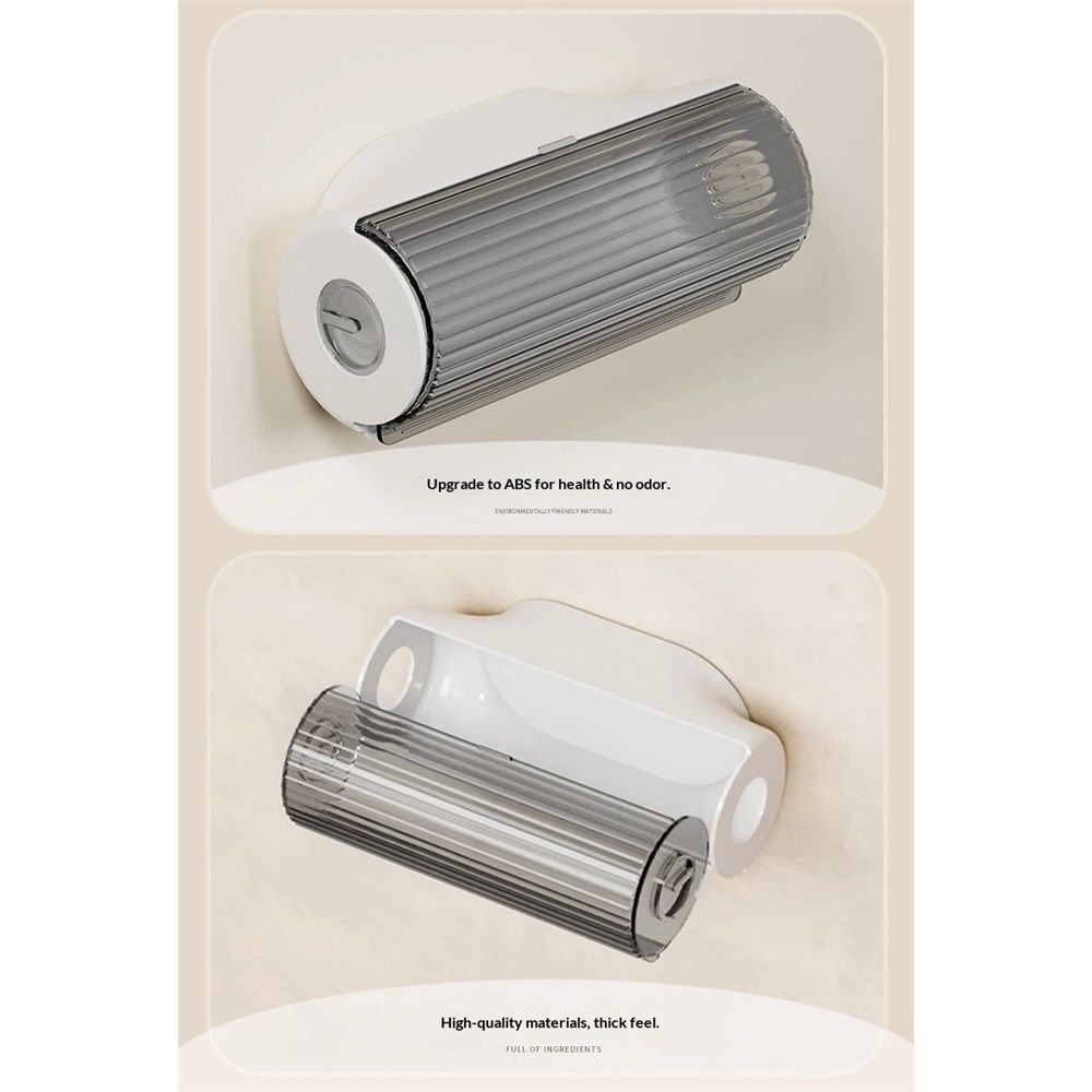 Trash Bag Dispenser Wall Mount - Plastic Holder - Under-Sink & Garage Installation - Garbage Bag Storage - V1192-AZ-W-9123