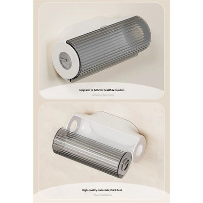 Trash Bag Dispenser Wall Mount - Plastic Holder - Under-Sink & Garage Installation - Garbage Bag Storage - V1192-AZ-W-9123