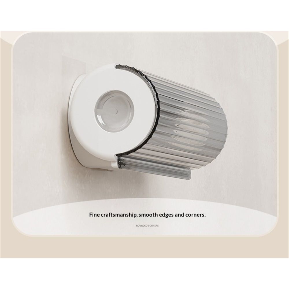 Trash Bag Dispenser Wall Mount - Plastic Holder - Under-Sink & Garage Installation - Garbage Bag Storage - V1192-AZ-W-9123