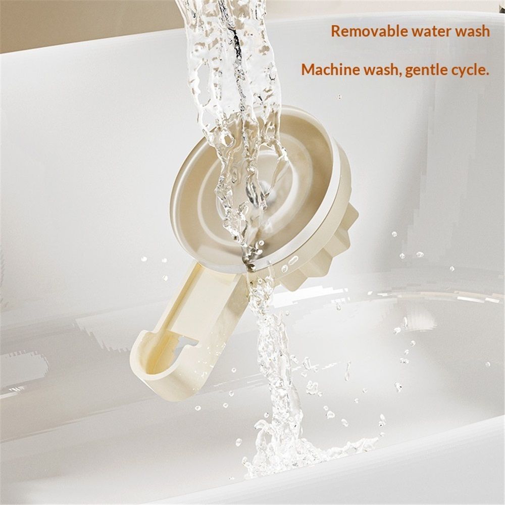 Wall-Mounted Toothbrush and Toothpaste Holder - Self-Draining Design, Easy Installation, Space-Saving, milky V1192-AZ-W-9124