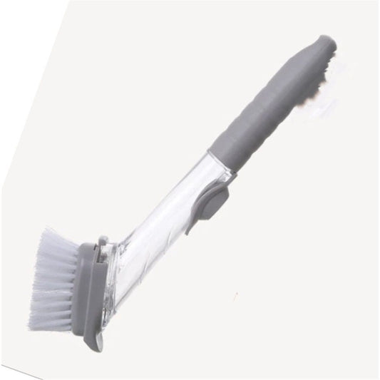 Soap Dispensing Dish Brush Storage Set, Kitchen Brush for Pot Pan Sink Cleaning, Pot Washing Sponge Lazy V1192-AZ-W-9125