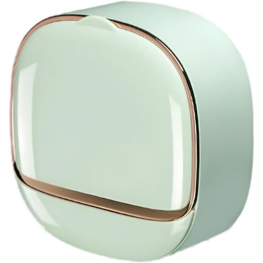 2 pack Adhesive Soap Holder for Shower Wall with Drainage Box, Waterproof Shower Bar Soap Holder Tray, V1192-AZ-W-9128