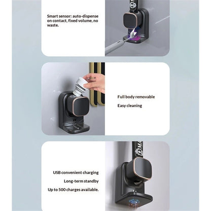 Toothpaste Squeezer,Toothpaste Dispenser Wall Mounted,Automatic Toothpaste Squeezer for Kids and V1192-AZ-W-9130