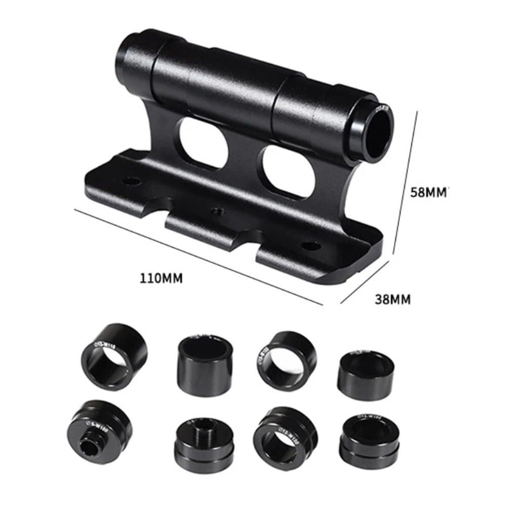 Bike Fork Mount, Upgraded Quick Release Thru Axle Bicycle Fork Rack Block for Car Trucks Vans SUV Transport V1192-AZ-W-9136