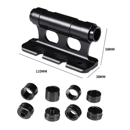 Bike Fork Mount, Upgraded Quick Release Thru Axle Bicycle Fork Rack Block for Car Trucks Vans SUV Transport V1192-AZ-W-9136
