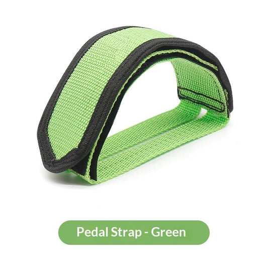 2 Pair Bicycle Muzzle Bike Attachment for Kids Bikes Bike Pedal Strap Cycling Pedal Accessory Footrest Strips V1192-AZ-W-9138