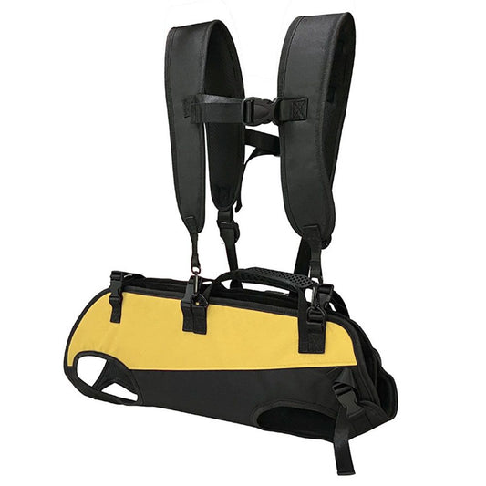 Dog Lift Harness,Adjustable Dog Backpack Carrier for Medium Large Dogs,Full Body Pet Lift Harness,Emergency V1192-AZ-W-9145