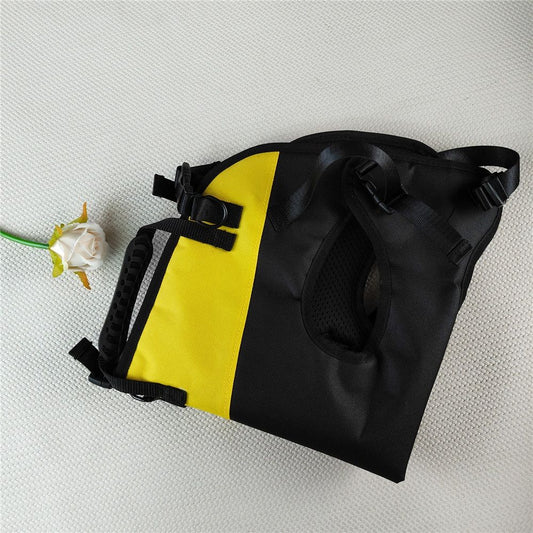 Dog Lift Harness,Adjustable Dog Backpack Carrier for Medium Large Dogs,Full Body Pet Lift Harness,Emergency V1192-AZ-W-9145