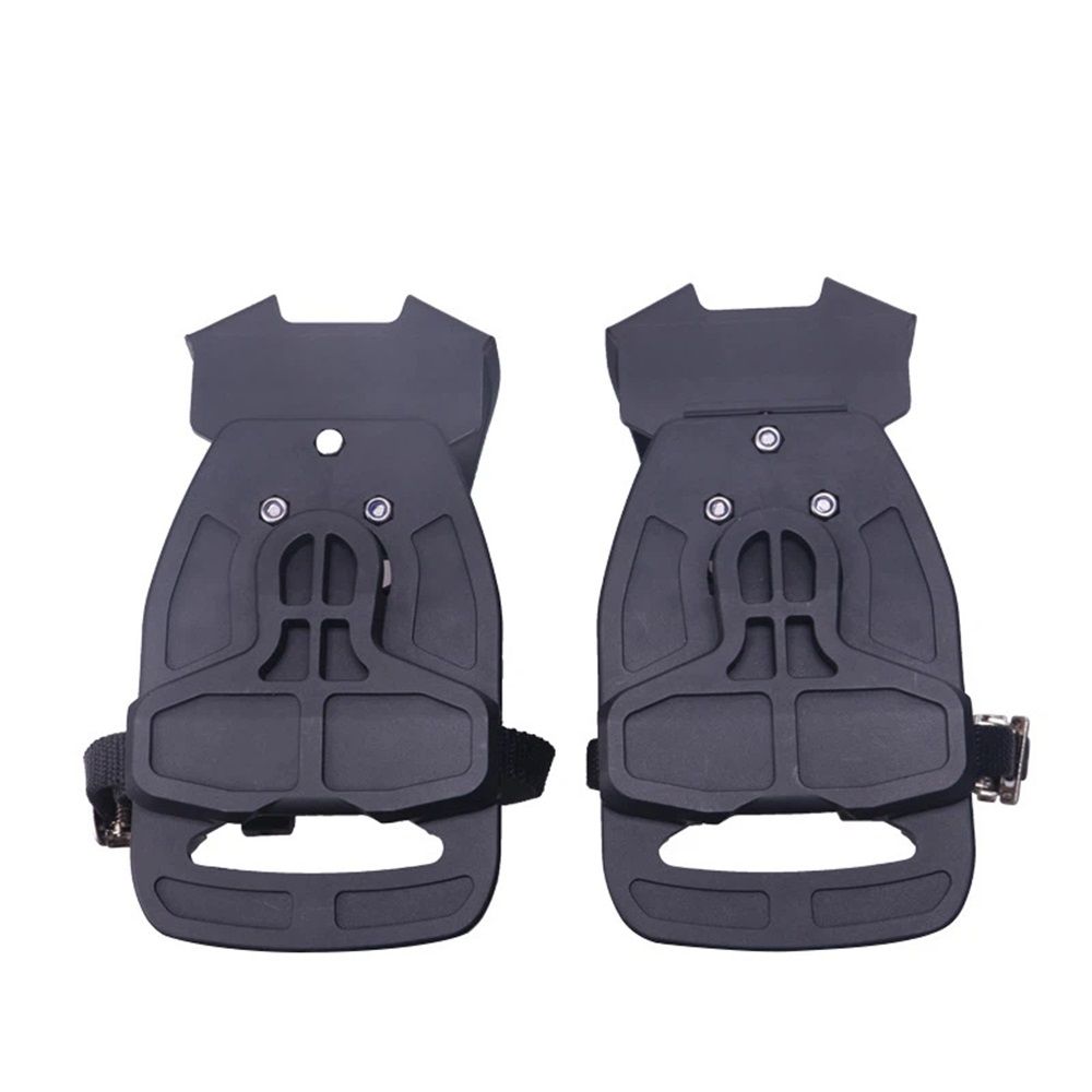 1 pairs Bike Bicycle Toe Clips Cage ONLY - Convert Pedals to Dual Function Pedals - Ride with Sneakers - black V1192-AZ-W-9151