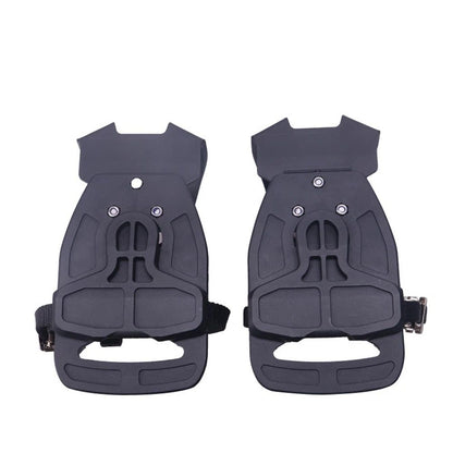1 pairs Bike Bicycle Toe Clips Cage ONLY - Convert Pedals to Dual Function Pedals - Ride with Sneakers - black V1192-AZ-W-9151
