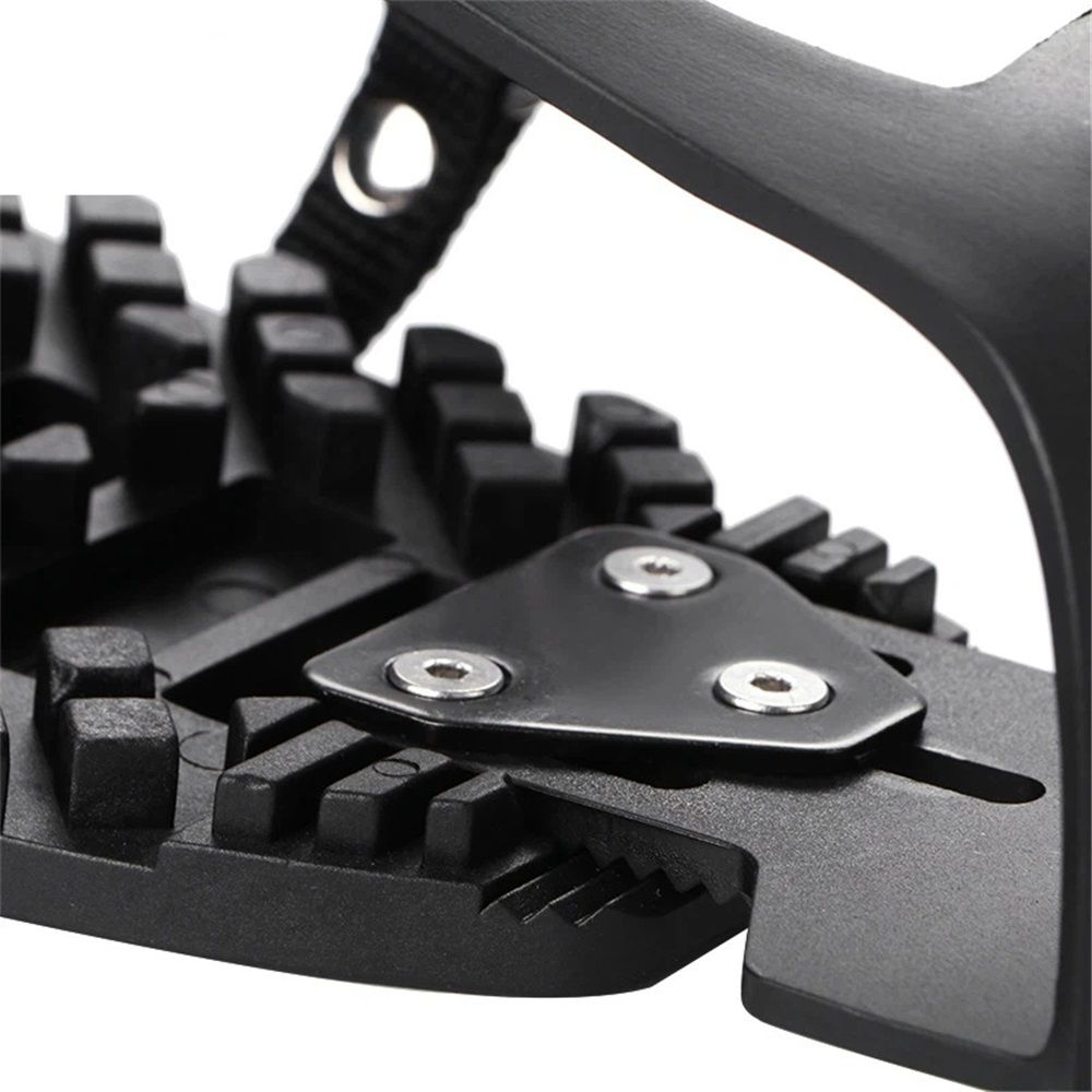 1 pairs Bike Bicycle Toe Clips Cage ONLY - Convert Pedals to Dual Function Pedals - Ride with Sneakers - black V1192-AZ-W-9151