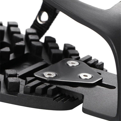 1 pairs Bike Bicycle Toe Clips Cage ONLY - Convert Pedals to Dual Function Pedals - Ride with Sneakers - black V1192-AZ-W-9151