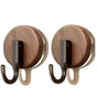 4 pack Wreath Hanger for Front Door, Upgraded Suction Cup Hook for Window Glass/Shower Mirror/Over Door V1192-AZ-W-9173