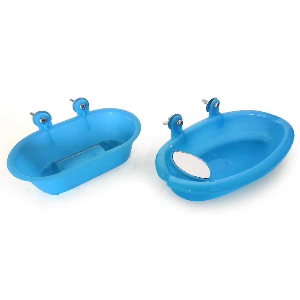 2 pack Bathtub with Mirror Toy Shower Tub Bathtub Cleaning Tool Plastic Durable Adorable Odorless for Small V1192-AZ-W-9175
