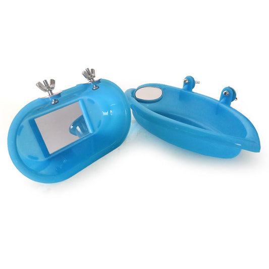 2 pack Bathtub with Mirror Toy Shower Tub Bathtub Cleaning Tool Plastic Durable Adorable Odorless for Small V1192-AZ-W-9175