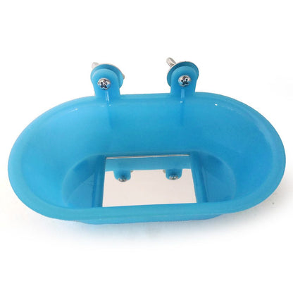 2 pack Bathtub with Mirror Toy Shower Tub Bathtub Cleaning Tool Plastic Durable Adorable Odorless for Small V1192-AZ-W-9175