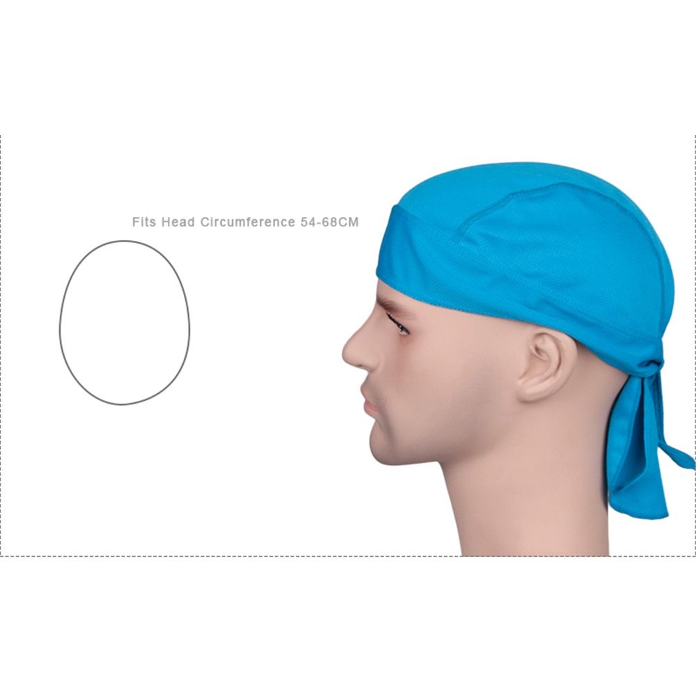 2 pack Sweat Cap Hat Cap Pirate Hat Head Wrap for Men and Women, Cooling Head Wraps - Motorcycle Pirate hat V1192-AZ-W-9177