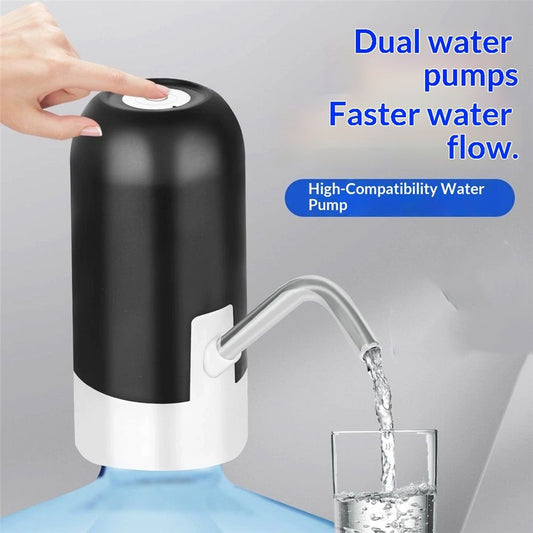 Water Bottle Pump 5 Gallon Water Bottle Dispenser USB Charging Automatic Drinking Water Pump Portable V1192-AZ-W-9185