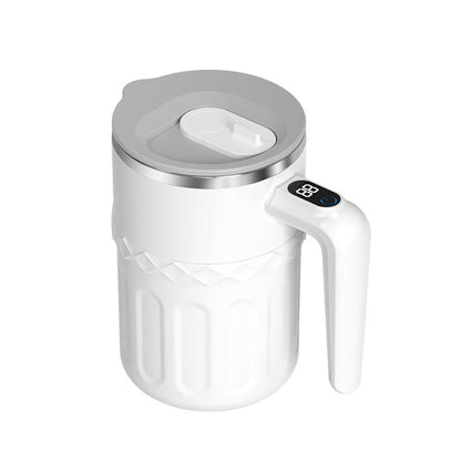 Self- Stirring mug 13.4oz - Digital Temp Display, Touch Switch, 20s Auto Shutoff, Fast Charging, Christmas V1192-AZ-W-9187
