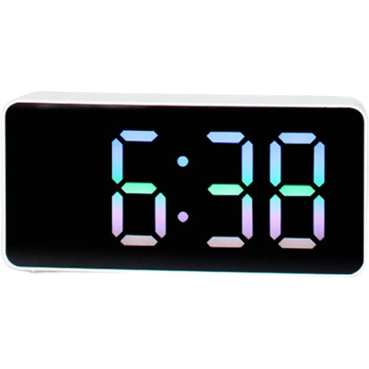 LED Digital Wall Clock, Big Digits,Modern Electric Small Silent Wall Clock for Living Room, Bedroom, V1192-AZ-W-9188