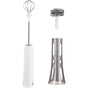 Rechargeable Milk Frother Handheld - Powerful Speed Motor, - Drink Mixer for Latte, Cappuccino, Matcha & V1192-AZ-W-9190