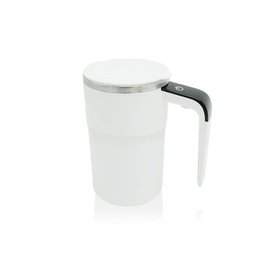 Automatic Magnetic Stirring Coffee Mug with Temperature Display, Rechargeable Self Mixing Cup for Milk Tea, V1192-AZ-W-9195