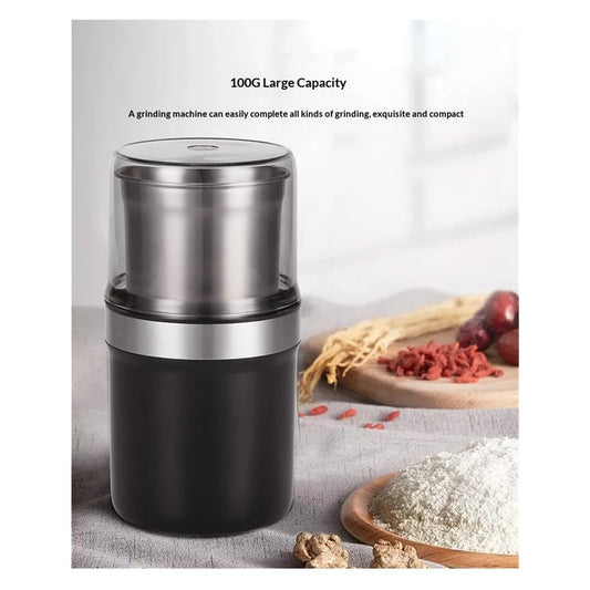 Electric Coffee Grinder and Spice Grinder with 1 Stainless Steel Blades Removable Bowls Juicer wall breaking V1192-AZ-W-9211