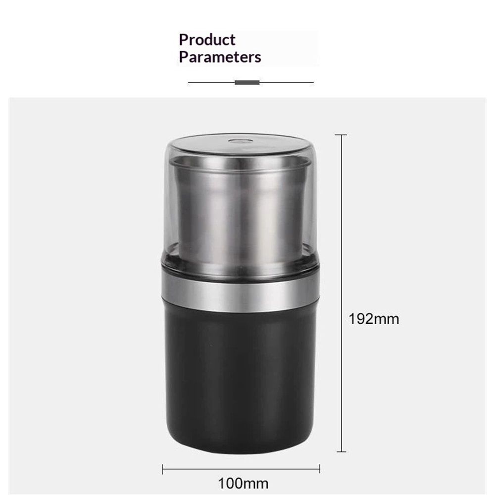 Electric Coffee Grinder and Spice Grinder with 1 Stainless Steel Blades Removable Bowls Juicer wall breaking V1192-AZ-W-9211