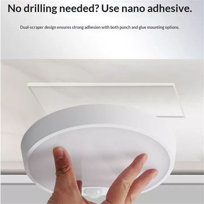 Hard-Wired Motion Sensor Ceiling Lights, Flush Mount Motion LED Ceiling Lights, Indoor Ceiling Light for V1192-AZ-W-9218