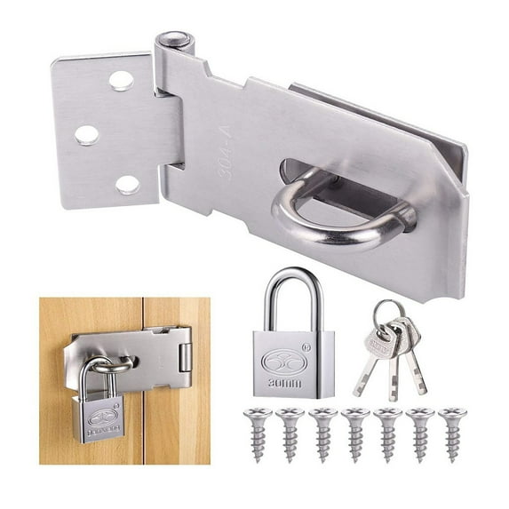 30mm Door Bolt with Latch and Keys - Heavy-Duty Security Lock for Home & Office V1192-D14