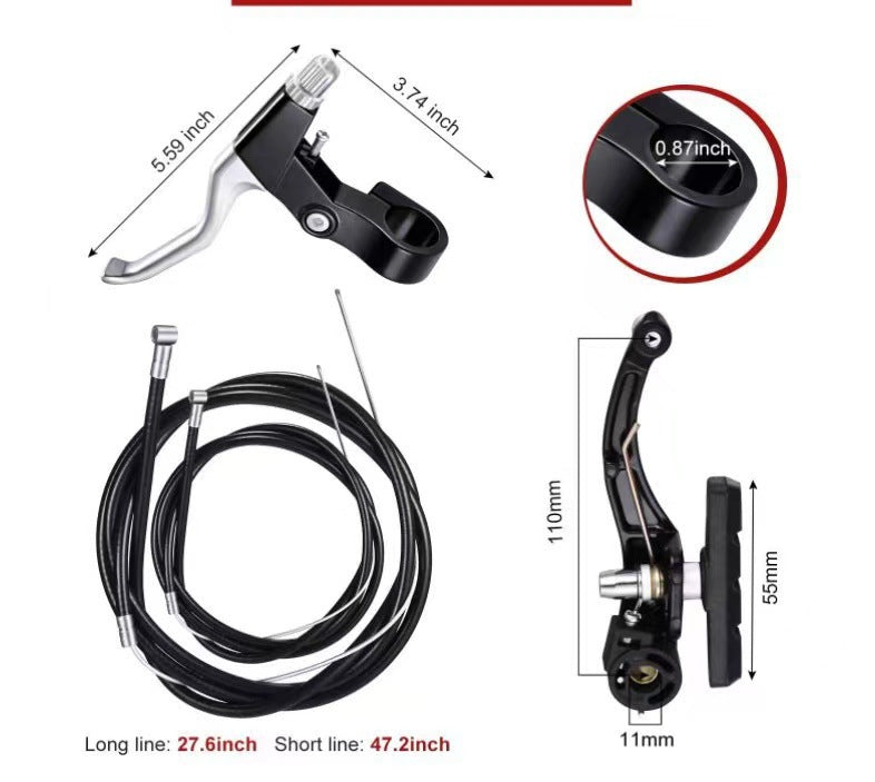 Black Brake Kit - High-Performance Brake Components for Cars/Trucks/Motorcycles V1192-D18