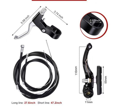 Black Brake Kit - High-Performance Brake Components for Cars/Trucks/Motorcycles V1192-D18