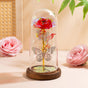 Red & Silver Butterfly Flower Lamp - Decorative LED Table Lamp for Romantic Ambiance V1192-D28