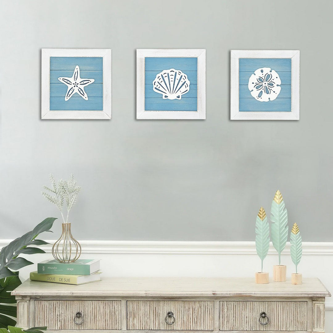 Nautical Theme Bathroom Sign - Decorative Hanging Plaque for Bathroom V1192-D3