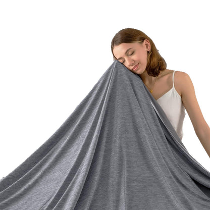 Dark Gray Blanket - 130x150cm Soft Warm Throw for Beds, Sofas & Daily Use V1192-D31