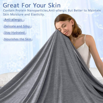 Dark Gray Blanket - 130x150cm Soft Warm Throw for Beds, Sofas & Daily Use V1192-D31