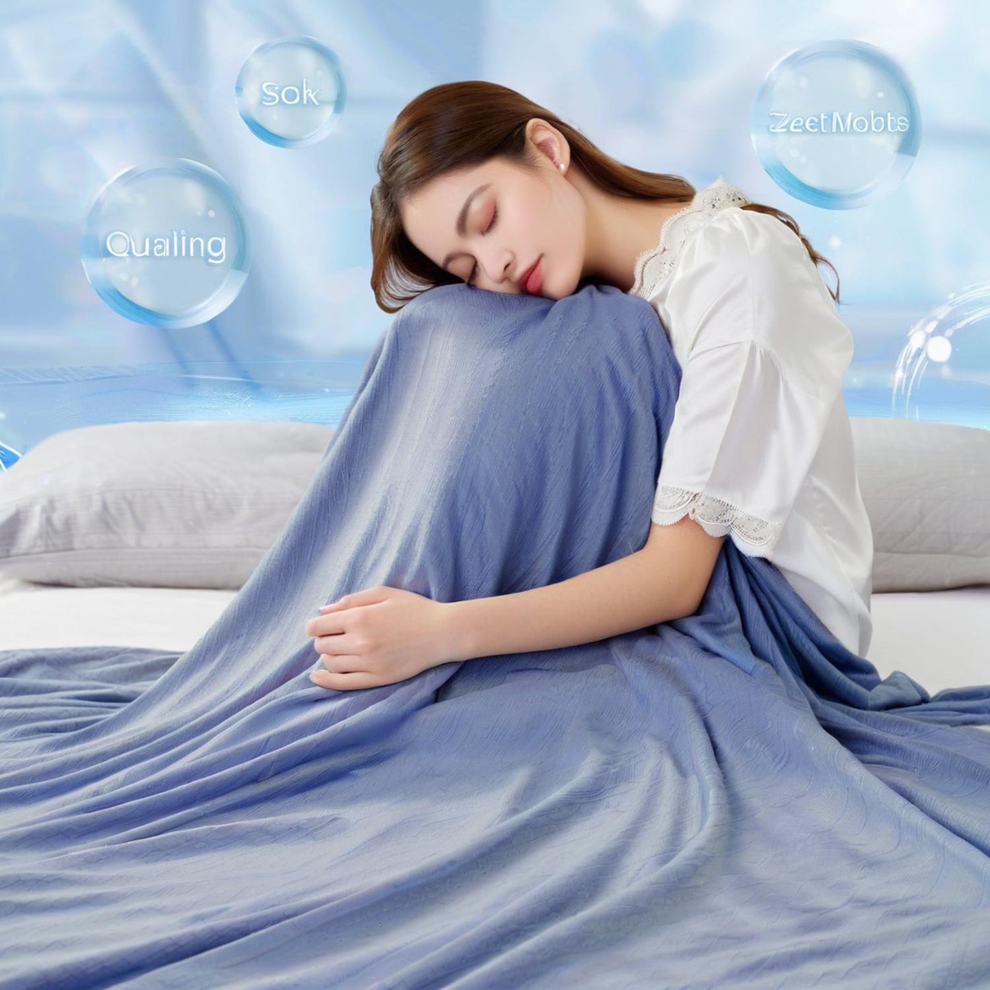 Purple Blanket - 130x150cm Soft Warm Throw for Beds, Sofas & Daily Snuggling V1192-D33