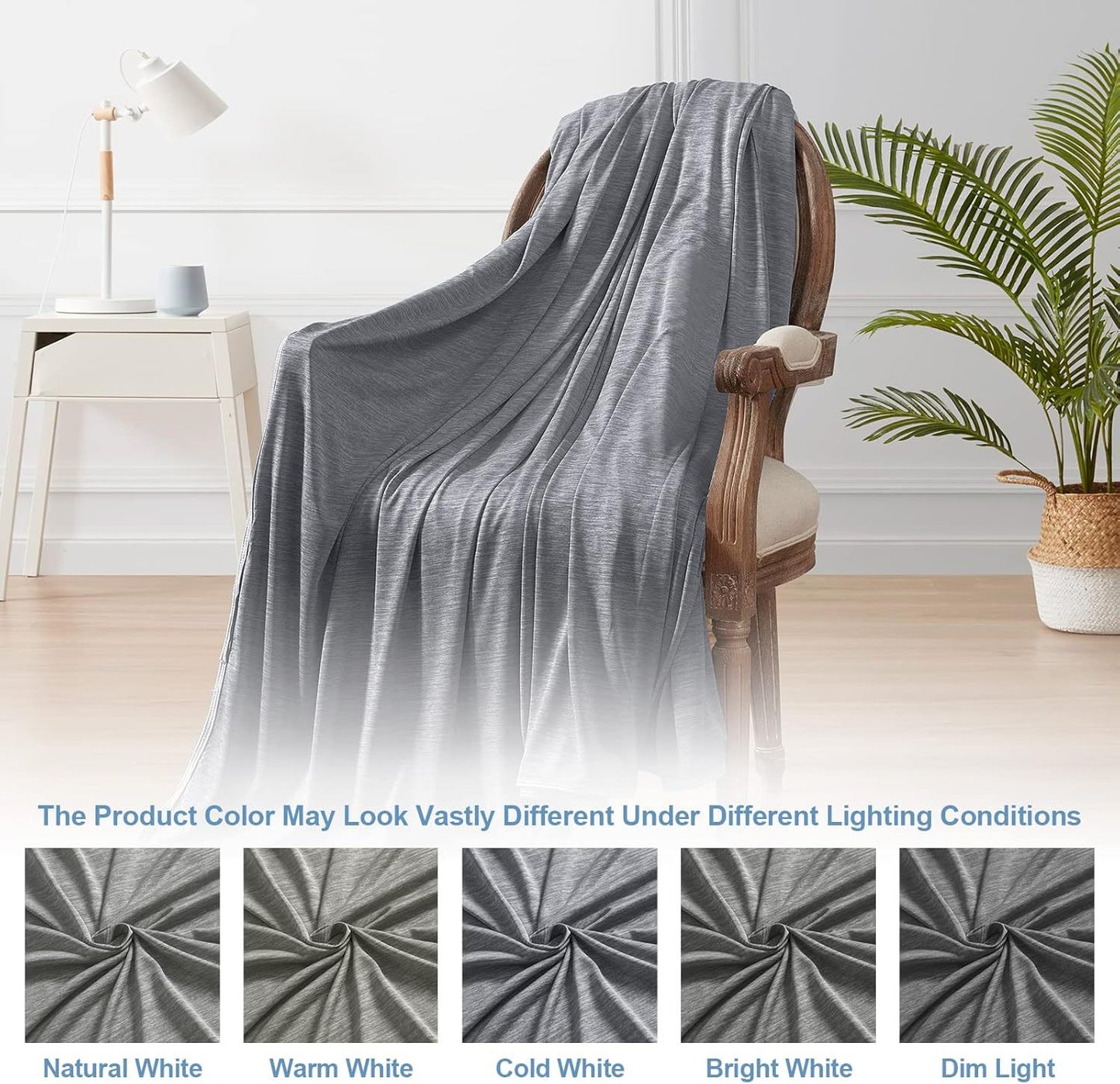 Purple Blanket - 130x150cm Soft Warm Throw for Beds, Sofas & Daily Snuggling V1192-D33