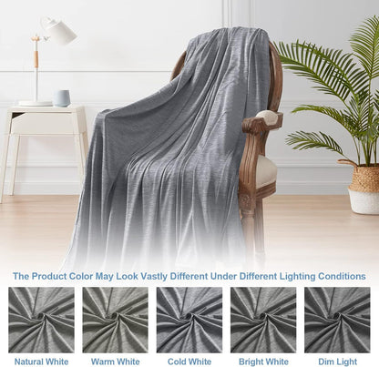 Purple Blanket - 130x150cm Soft Warm Throw for Beds, Sofas & Daily Snuggling V1192-D33