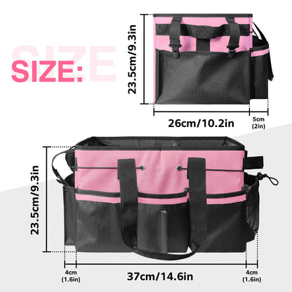 Gray Cleaning Kit - Multi-Purpose Cleaning Supplies Organizer Bag V1192-D57