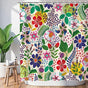 Floral Shower Curtain - Colorful Design (180x180cm) V1192-D59