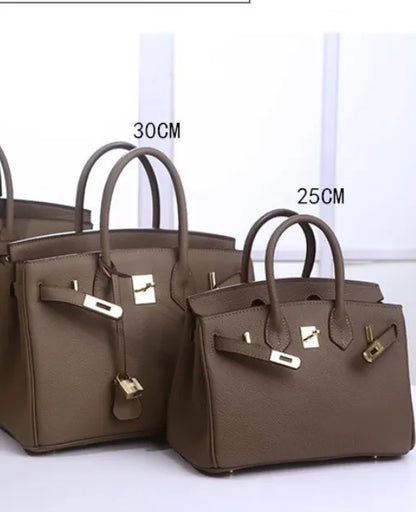 2025- Euro-american Elegant Crocodile Leather Handbag Bag - Birkin 35,olive colour ,palladium Hardware V1192-D81