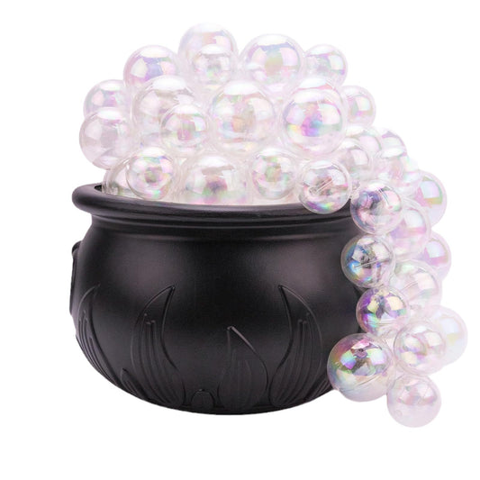 1 pc purple bubble, Witch Jar candy jar, Witch bucket black plastic, retro party table decoration V1192-DRO-0009