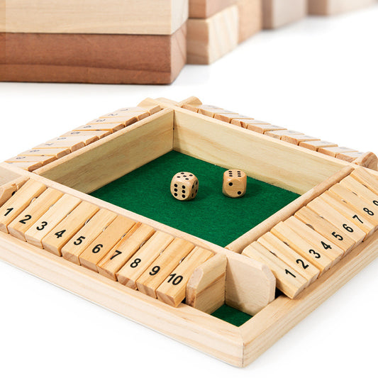 A green card-flipping toy, an interactive and educational toy for parties, a casual game prop for board game V1192-DRO-0010